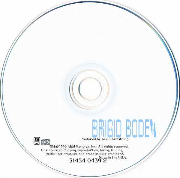 Brigid Boden : Brigid Boden (CD, Album)