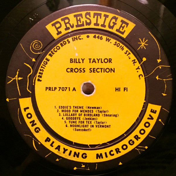 Billy Taylor : Cross Section (LP, Album, Mono)