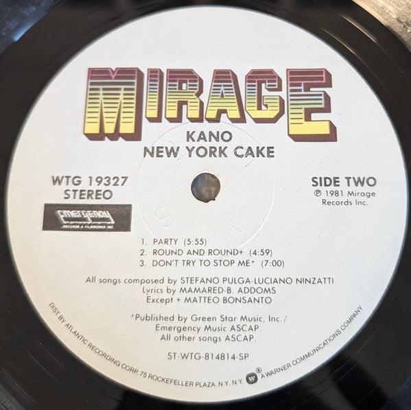 Kano : New York Cake (LP, Album, SP )