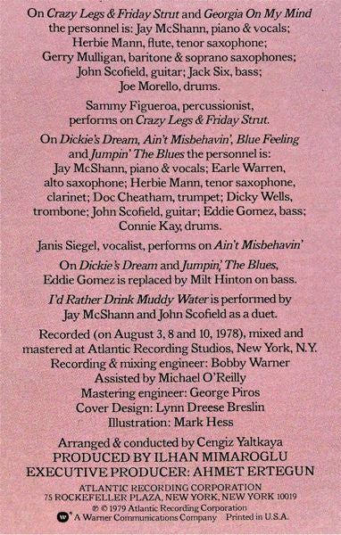Jay McShann : The Big Apple Bash (LP, Album, MO )