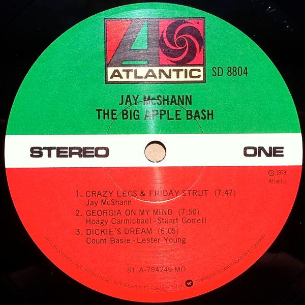 Jay McShann : The Big Apple Bash (LP, Album, MO )