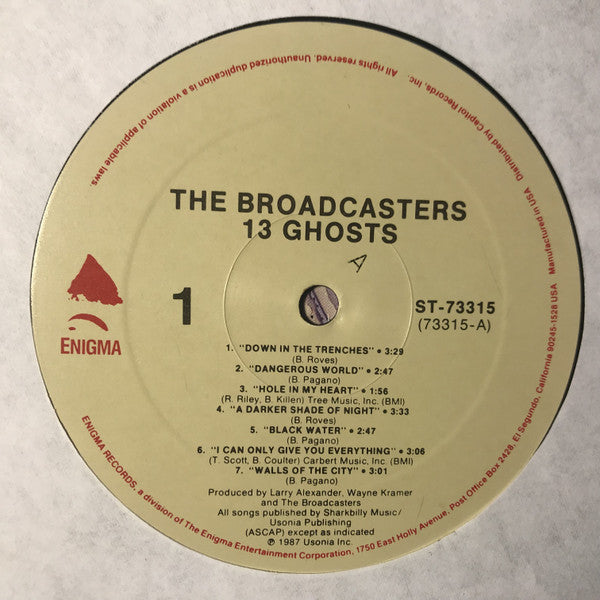 The Broadcasters (2) : 13 Ghosts (LP, Album)