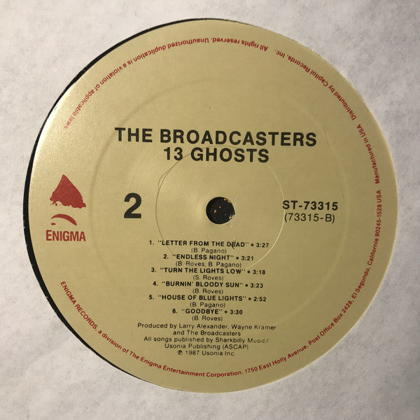 The Broadcasters (2) : 13 Ghosts (LP, Album)