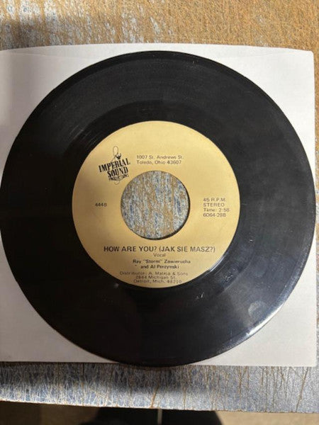 Ray "Storm" Zawierucha and Al Perzynski : How Are You? (Jak Sie Masz?) (7")