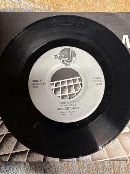 Jan Graham : Like A Fire (7")