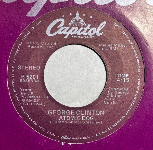 George Clinton : Atomic Dog (7", RP)
