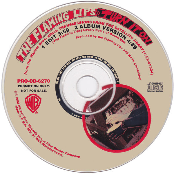 The Flaming Lips : Turn It On (CD, Single, Promo)