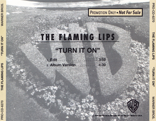 The Flaming Lips : Turn It On (CD, Single, Promo)