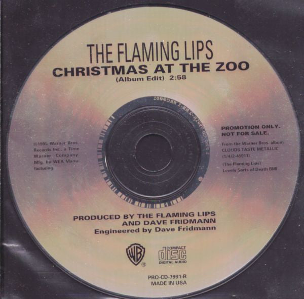 The Flaming Lips : Christmas At The Zoo (CD, Single, Promo)
