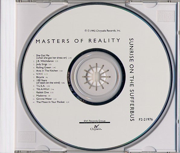 Masters Of Reality : Sunrise On The Sufferbus (CD, Album)