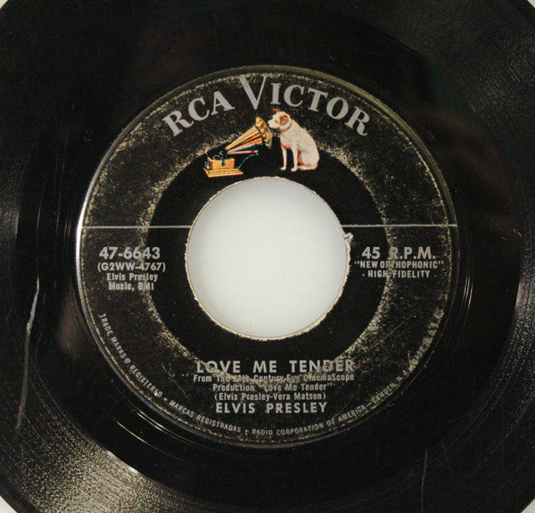 Elvis Presley : Love Me Tender (7", Mono, Hol)