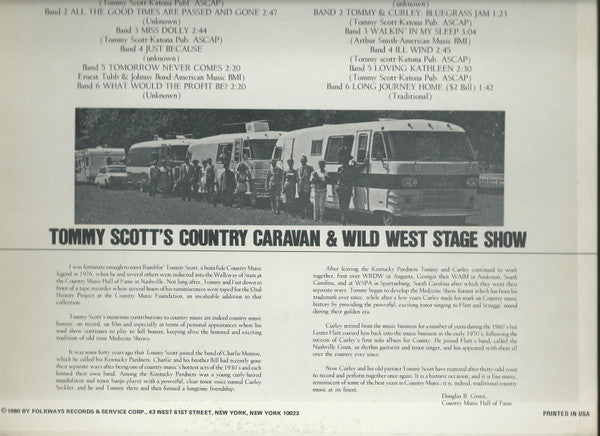 Tommy Scott (7) & Curly Seckler : Now & Then (LP, Album)