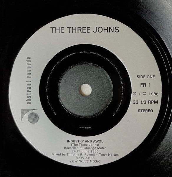 The Three Johns : Industry And AWOL (7")