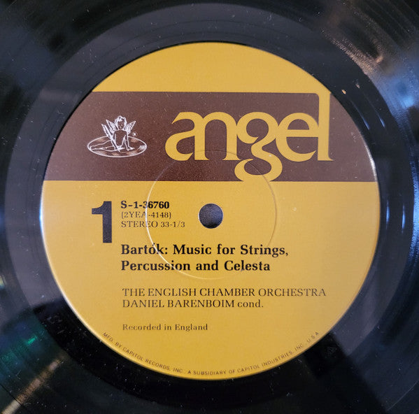 Daniel Barenboim Conducts Bartók* / English Chamber Orchestra : Music For Strings, Percussion And Celesta / Divertimento For Strings (LP, Album)