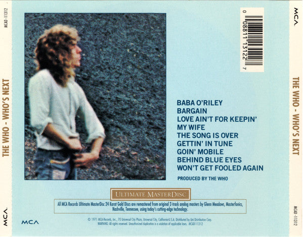 The Who : Who's Next (CD, Album, RE, RM, 24 )