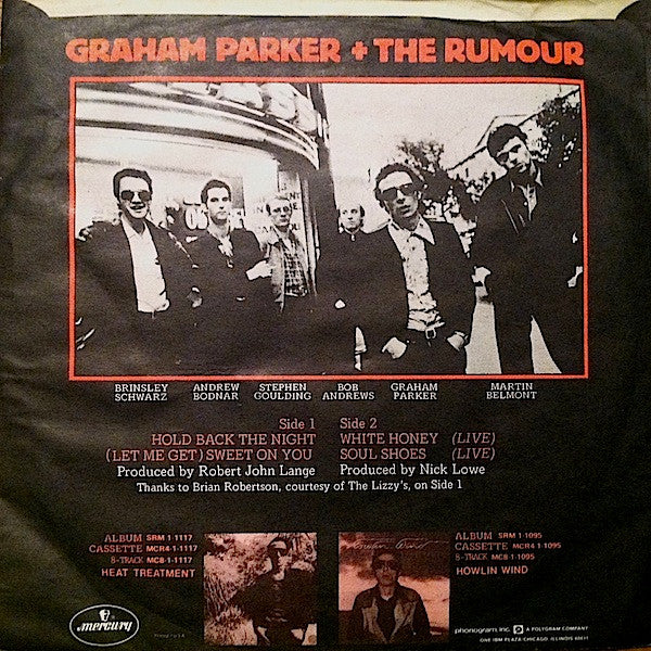 Graham Parker And The Rumour : The Pink Parker (7", Pin)