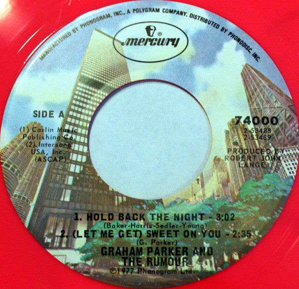 Graham Parker And The Rumour : The Pink Parker (7", Pin)