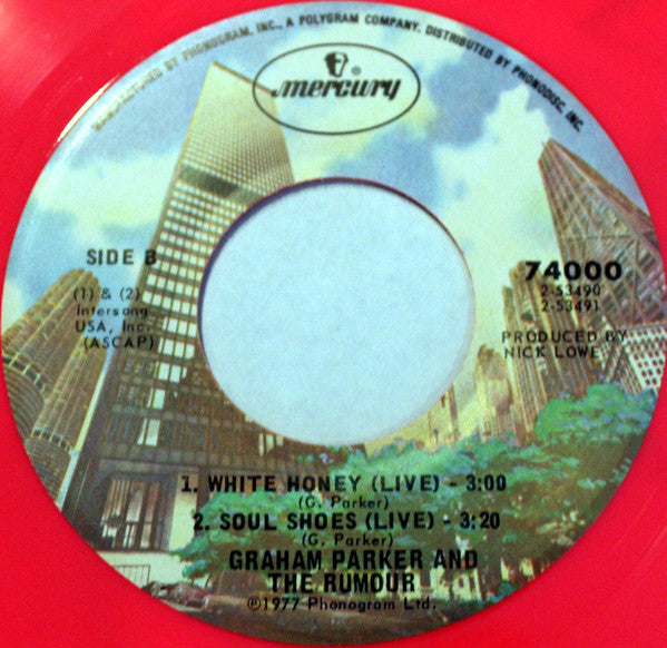 Graham Parker And The Rumour : The Pink Parker (7", Pin)