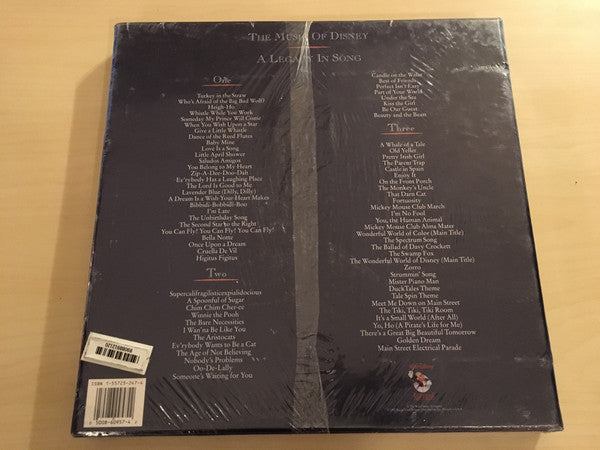 Various : The Music Of Disney - A Legacy In Song (3xCass, Comp)