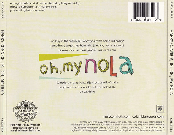 Harry Connick, Jr. : Oh, My Nola (CD, Album)