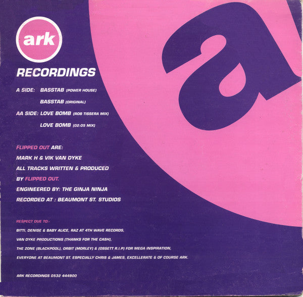 Flipped Out : Basstab / Love Bomb (12")