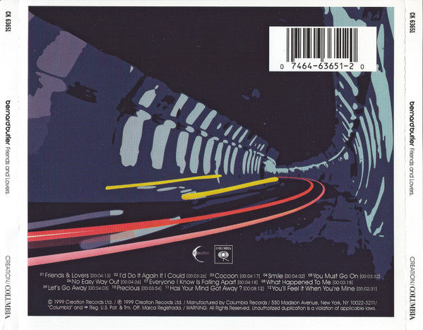 Bernard Butler : Friends And Lovers (CD, Album)