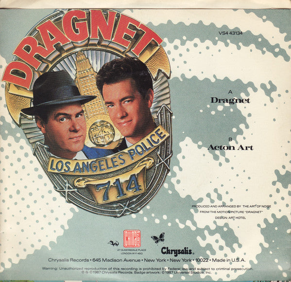The Art Of Noise : Dragnet (7")