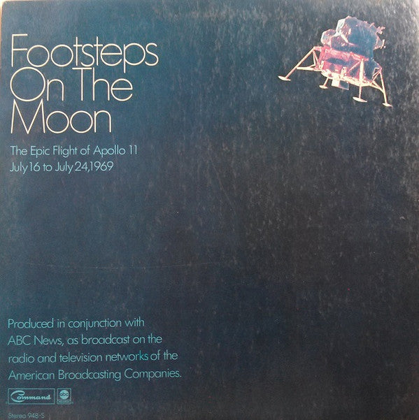 Various : Footsteps On The Moon: The Epic Flight Of Apollo 11, July 16 To July 24,1969 (LP)