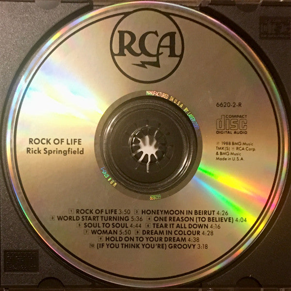 Rick Springfield : Rock Of Life (CD, Album, Lon)
