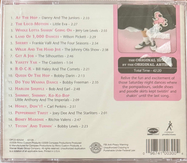 Various : The Sock Hop - Early Rock -N- Roll (CD, Comp)