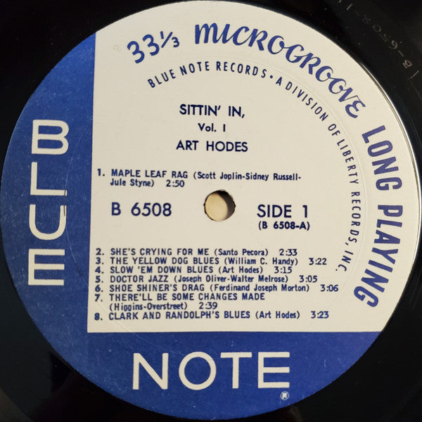 Art Hodes : Sittin' In - Volume I (LP, Comp)