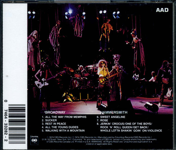 Mott The Hoople : Live (CD, Album, RE)