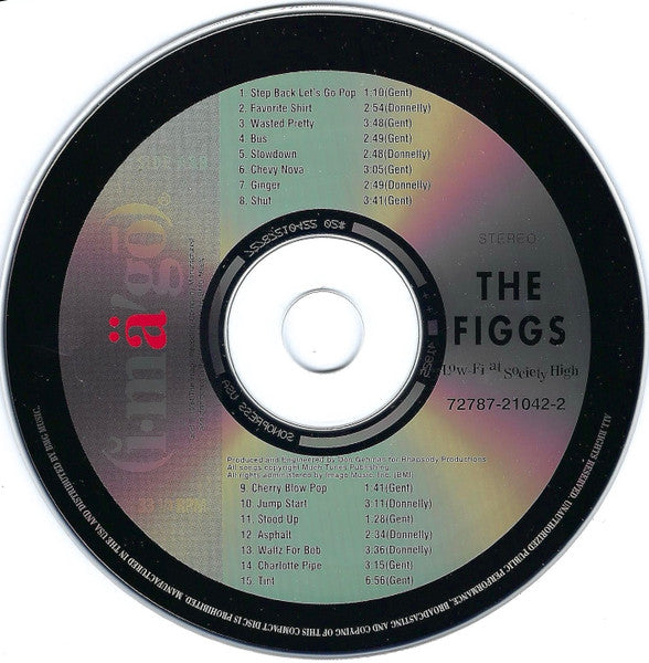 The Figgs : Low-Fi At Society High (CD, Album)