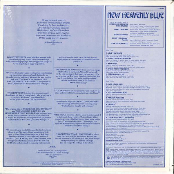 New Heavenly Blue : New Heavenly Blue (LP, Album)