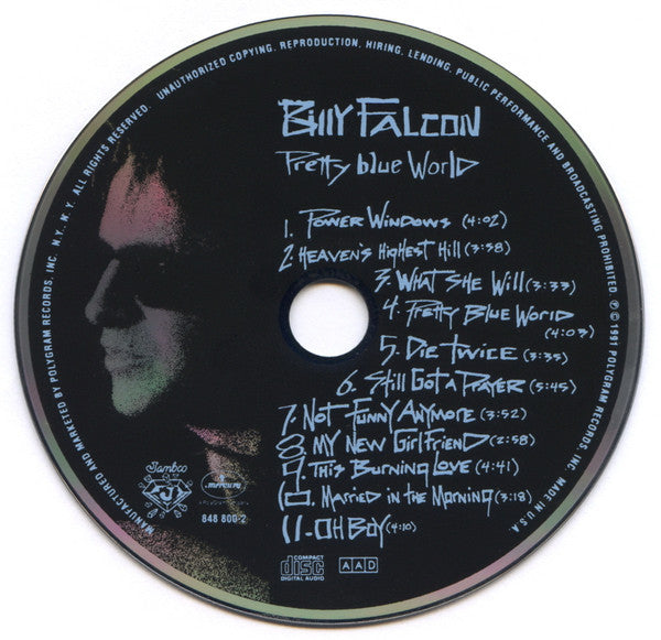 Billy Falcon : Pretty Blue World (CD, Album)