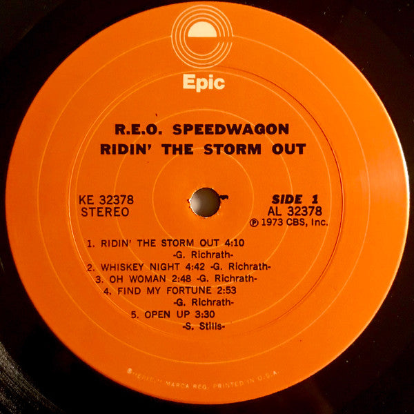 REO Speedwagon : Ridin' The Storm Out (LP, Album, Ter)