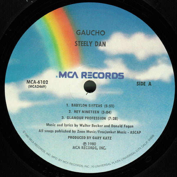 Steely Dan : Gaucho (LP, Album, Glo)