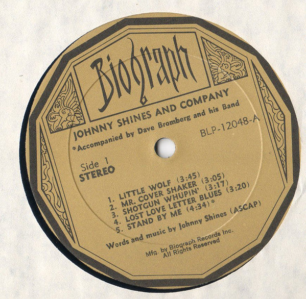 Johnny Shines : Johnny Shines & Co. (LP, Album)
