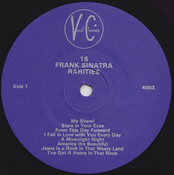 Frank Sinatra : 16 Frank Sinatra Rarities (LP, Comp)