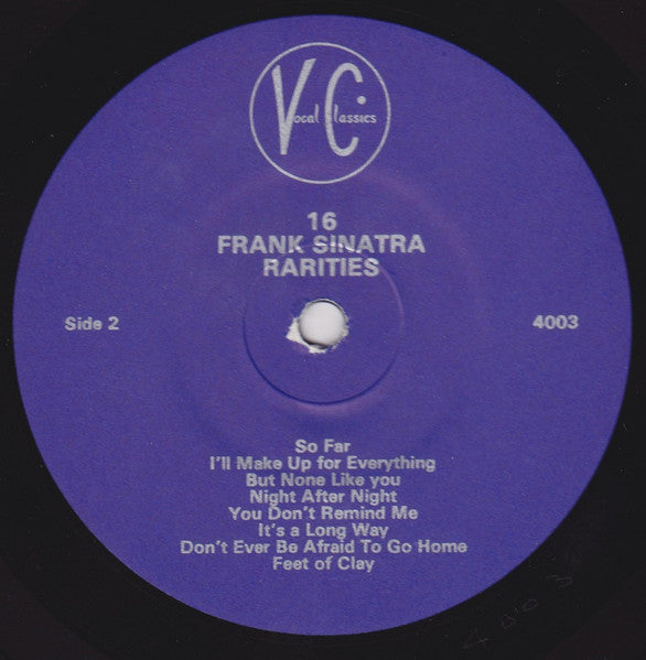 Frank Sinatra : 16 Frank Sinatra Rarities (LP, Comp)