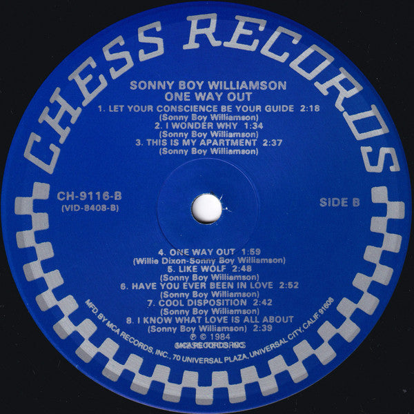 Sonny Boy Williamson (2) : One Way Out (LP, Comp, RE, RP)