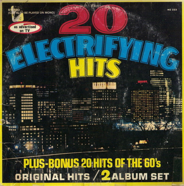 Various : 20 Electrifying Hits Plus-Bonus 20 Hits Of The 60's (2xLP, Comp)
