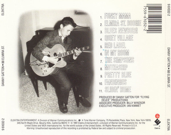 Danny Gatton : 88 Elmira St. (CD, Album)