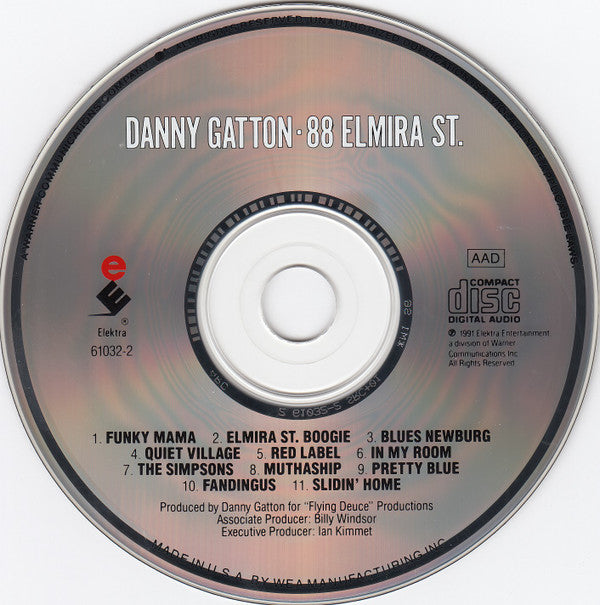 Danny Gatton : 88 Elmira St. (CD, Album)