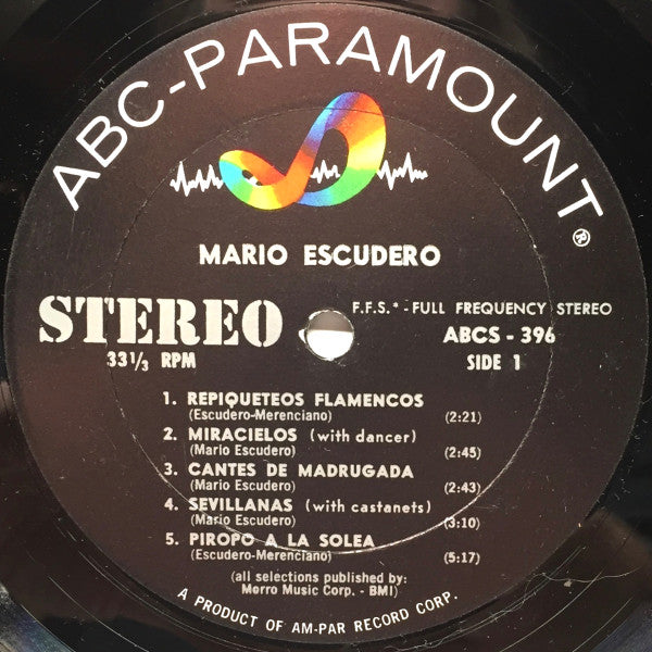 Mario Escudero : Mario Escudero (LP, Album)