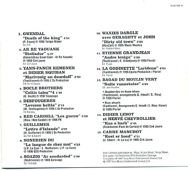 Various : Horizons Celtiques (CD, Comp, Dig)