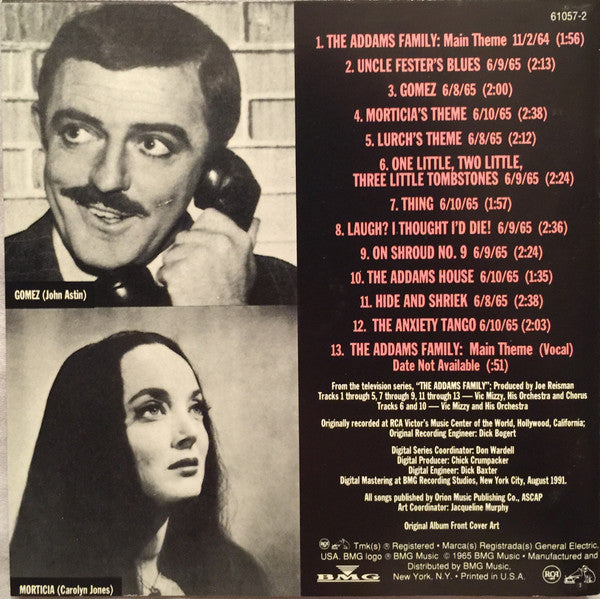 Vic Mizzy : Original Music From The Addams Family (CD, Album, RE, RM)