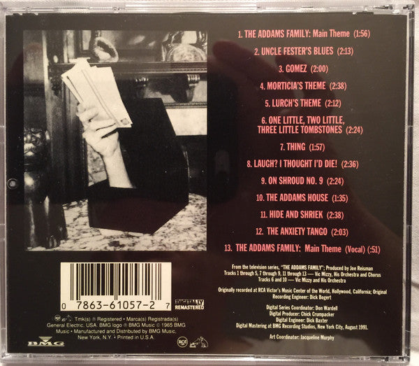Vic Mizzy : Original Music From The Addams Family (CD, Album, RE, RM)