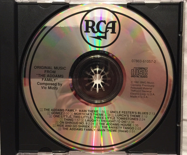 Vic Mizzy : Original Music From The Addams Family (CD, Album, RE, RM)