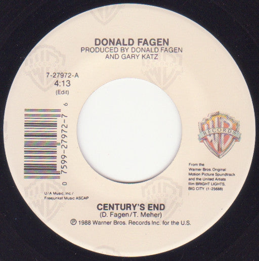 Donald Fagen : Century's End (7", Single)